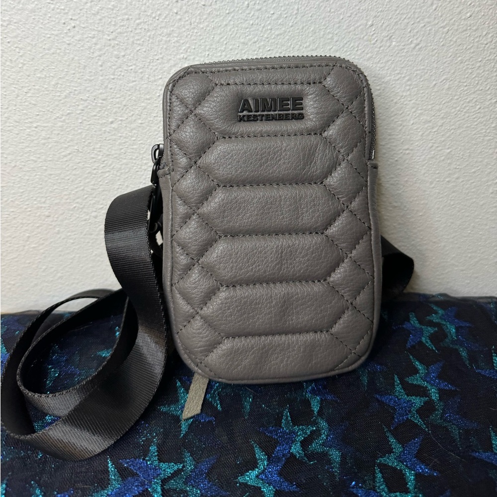 Capri Quilted Leather Crossbody Phone Bag!!!